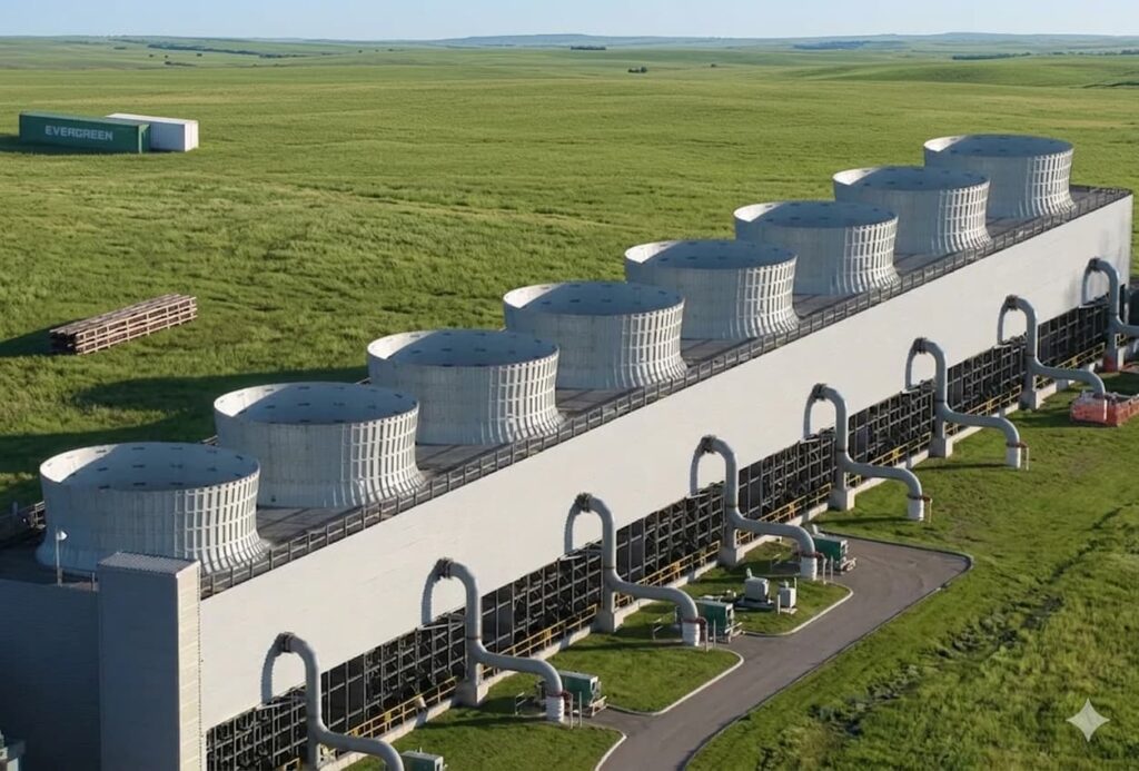 Cooling towers for optimal Heat Rejection in a green landscape