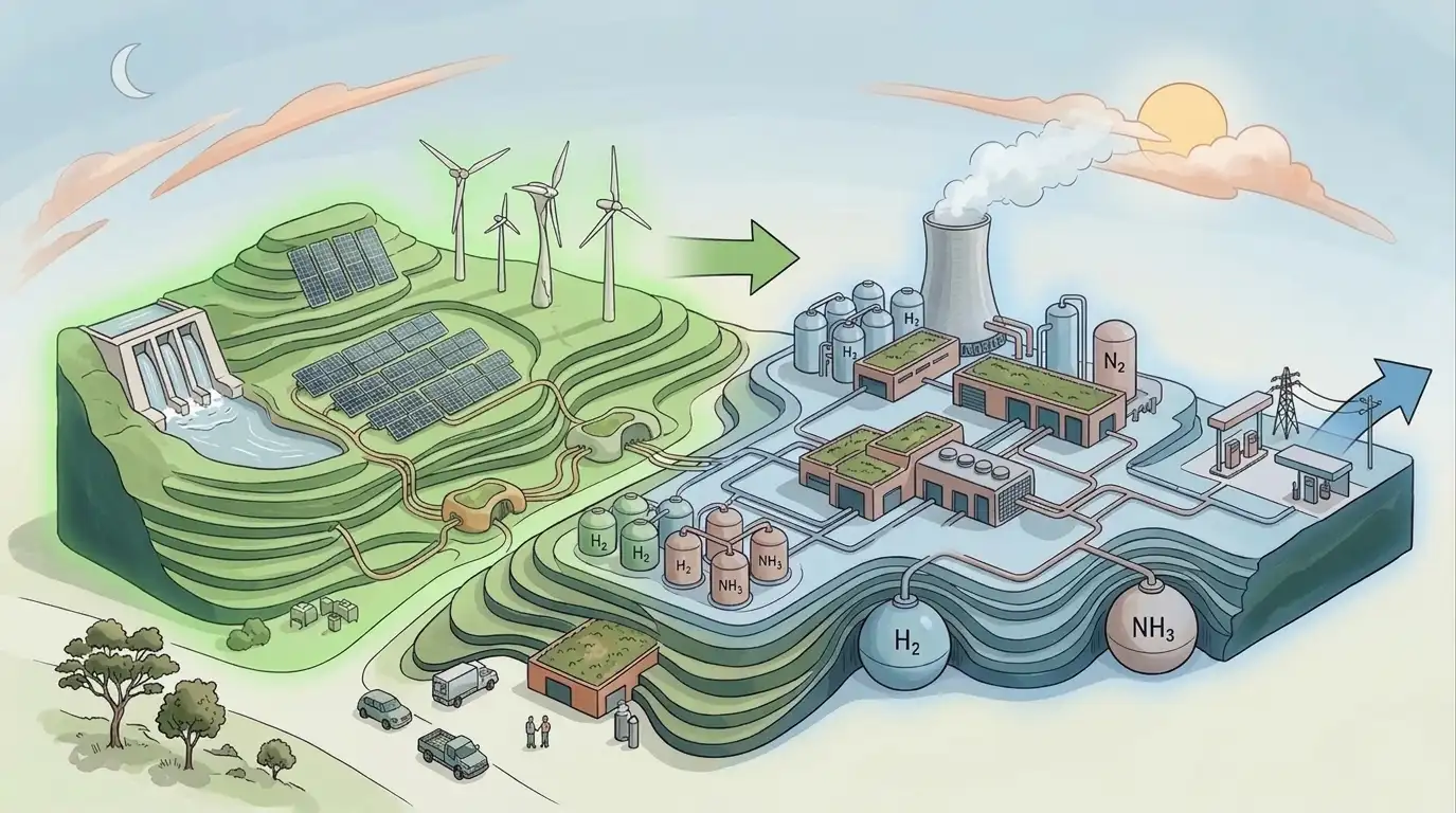Green ammonia energy efficiency