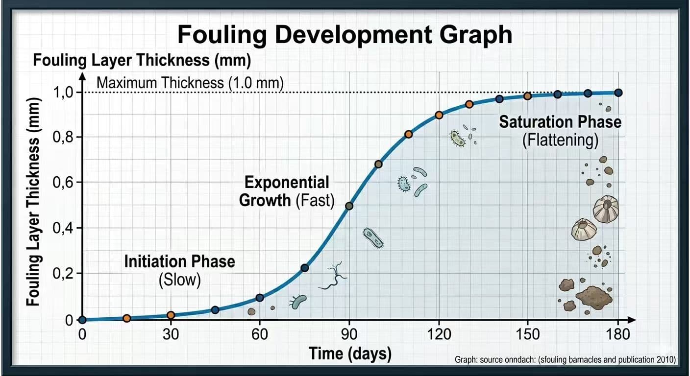 Condenser fouling process is ongoing